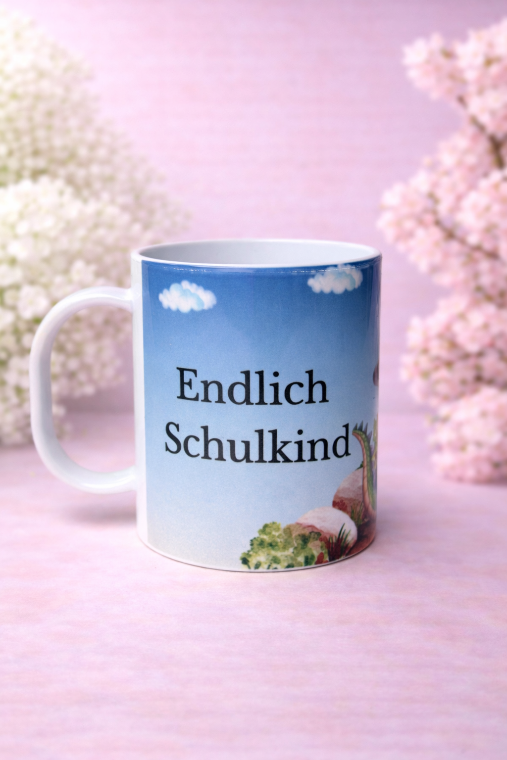Tasse Endlich Schulkind Junge (Kunststoff)
