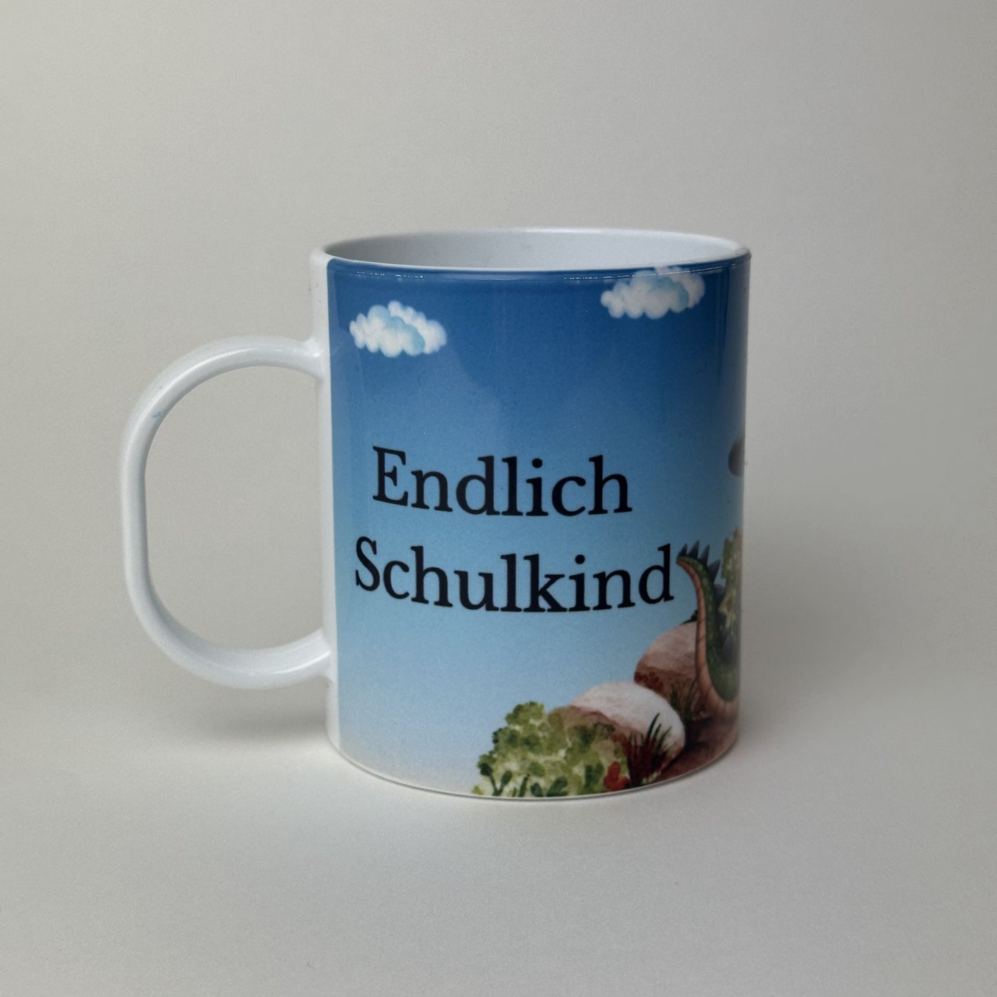 Tasse Endlich Schulkind Junge (Kunststoff)