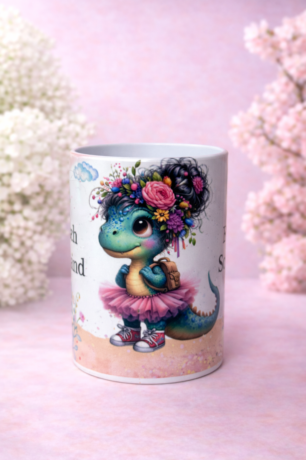 Tasse Dino Mädchen (Kunststoff)