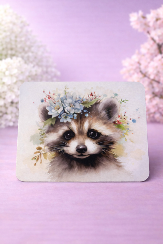 Mousepad Waschbär