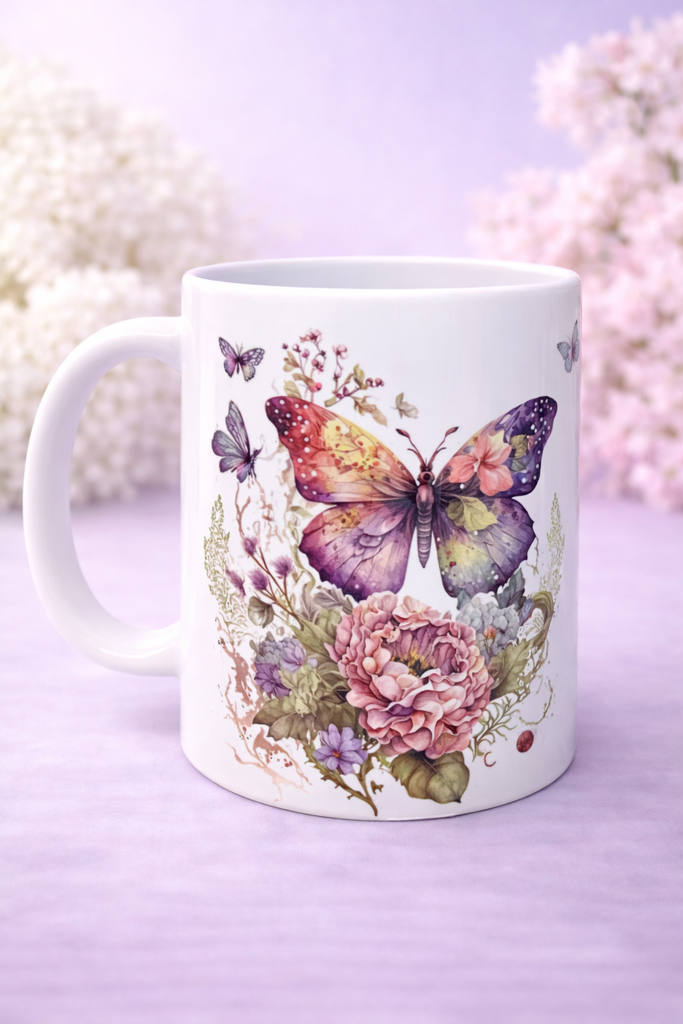 Schmetterling Tasse