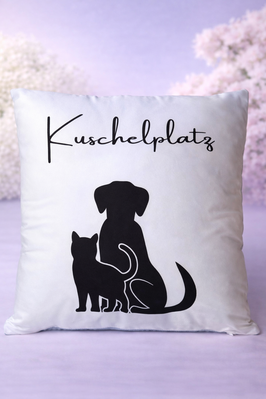 Kissen Hund/Katze mit Füllung