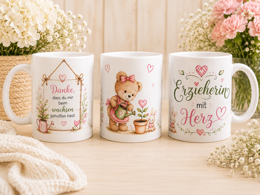 Erzieherin Tasse Bär