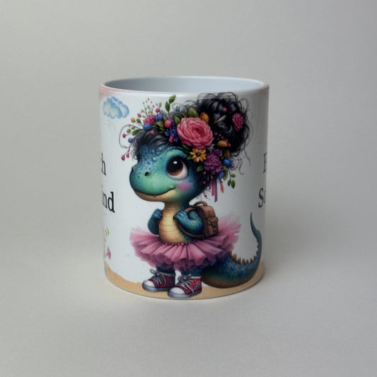 Tasse Dino Mädchen (Kunststoff)