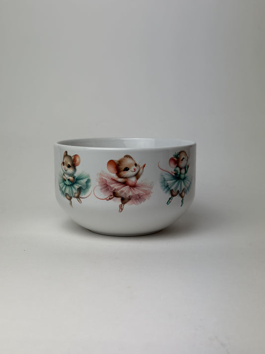 Mäuse Ballerina Keramikschale