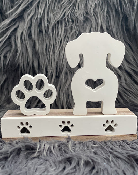 Hund-Pfötchenpodest