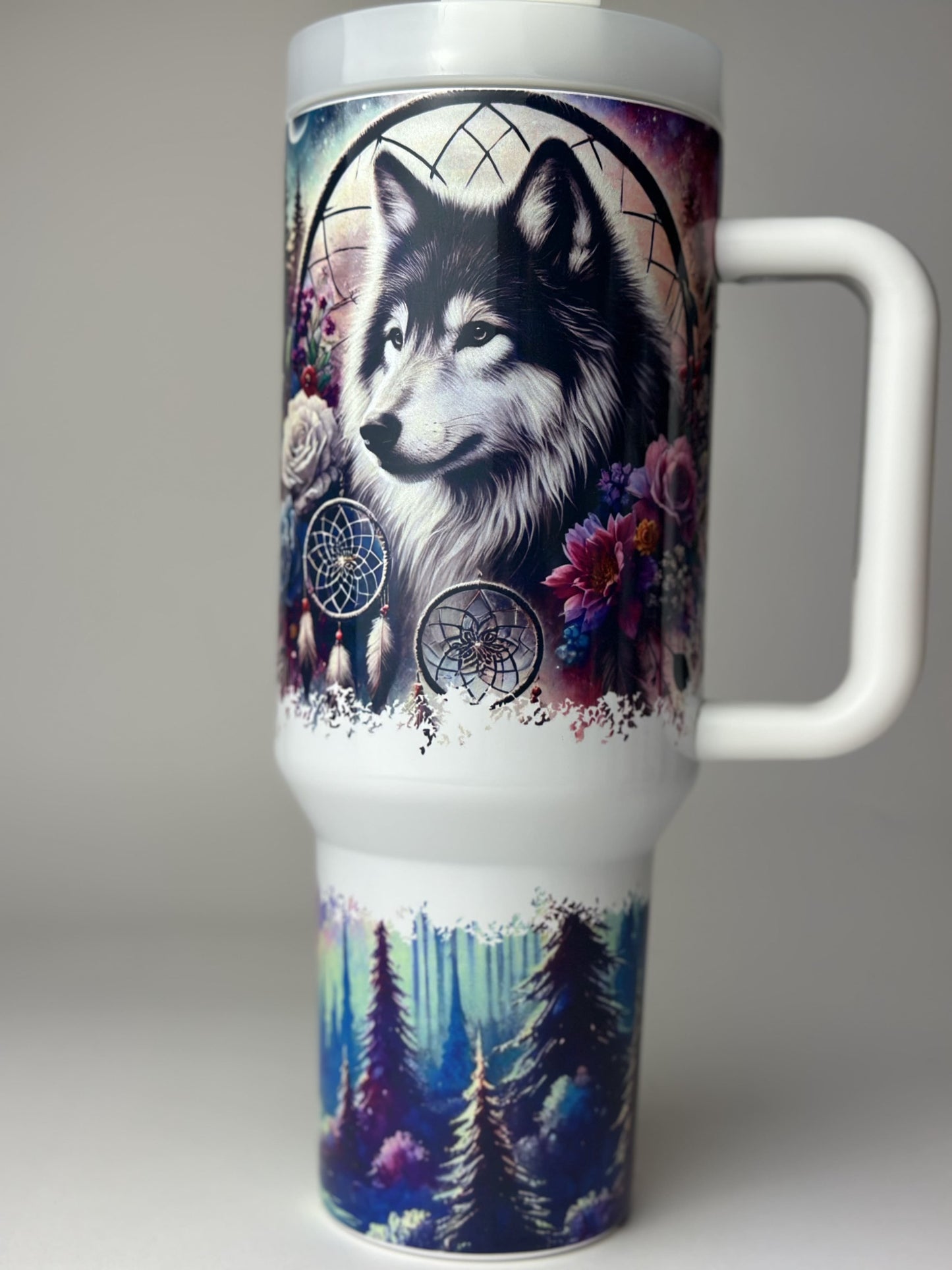 Edelstahl Trinkbecher Wolf